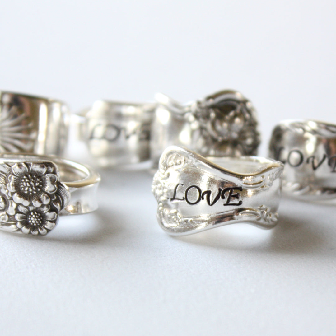Vintage Spoon Rings - Made in the USA