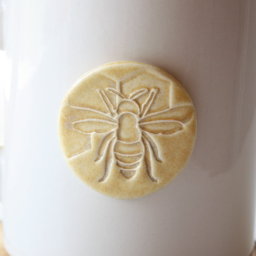 Stoneware Bee Mug - 12 oz - Made in the USA