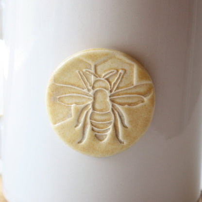Stoneware Bee Mug - 12 oz - Made in the USA