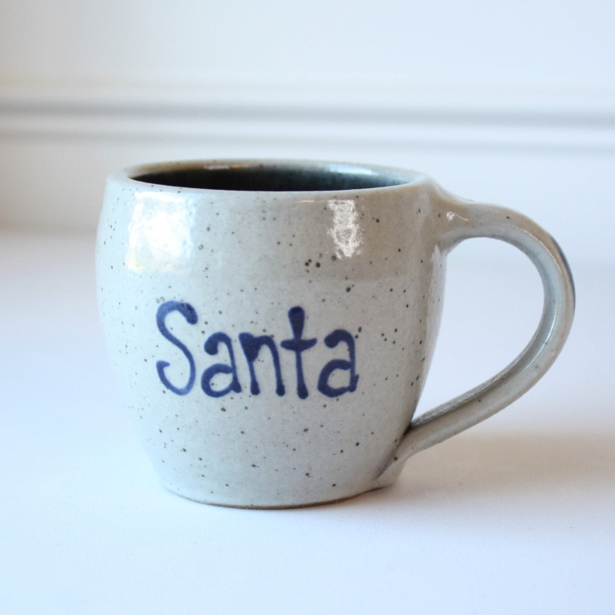 Santa's Pottery Cocoa Mug - Made in the USA