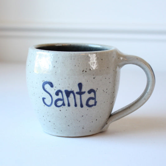 Santa's Pottery Cocoa Mug - Made in the USA