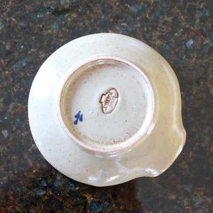 Sunflower Hand Painted Pottery Spoon Rest - Made in the USA