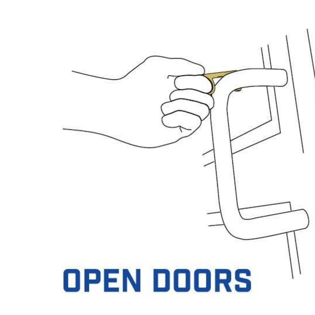 Copper Careful Key - Antimicrobial Door Opener - Made in the USA