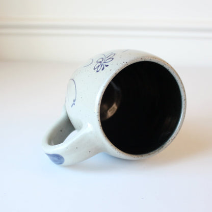 Wildflower Hand Painted Pottery Mug - Made in the USA