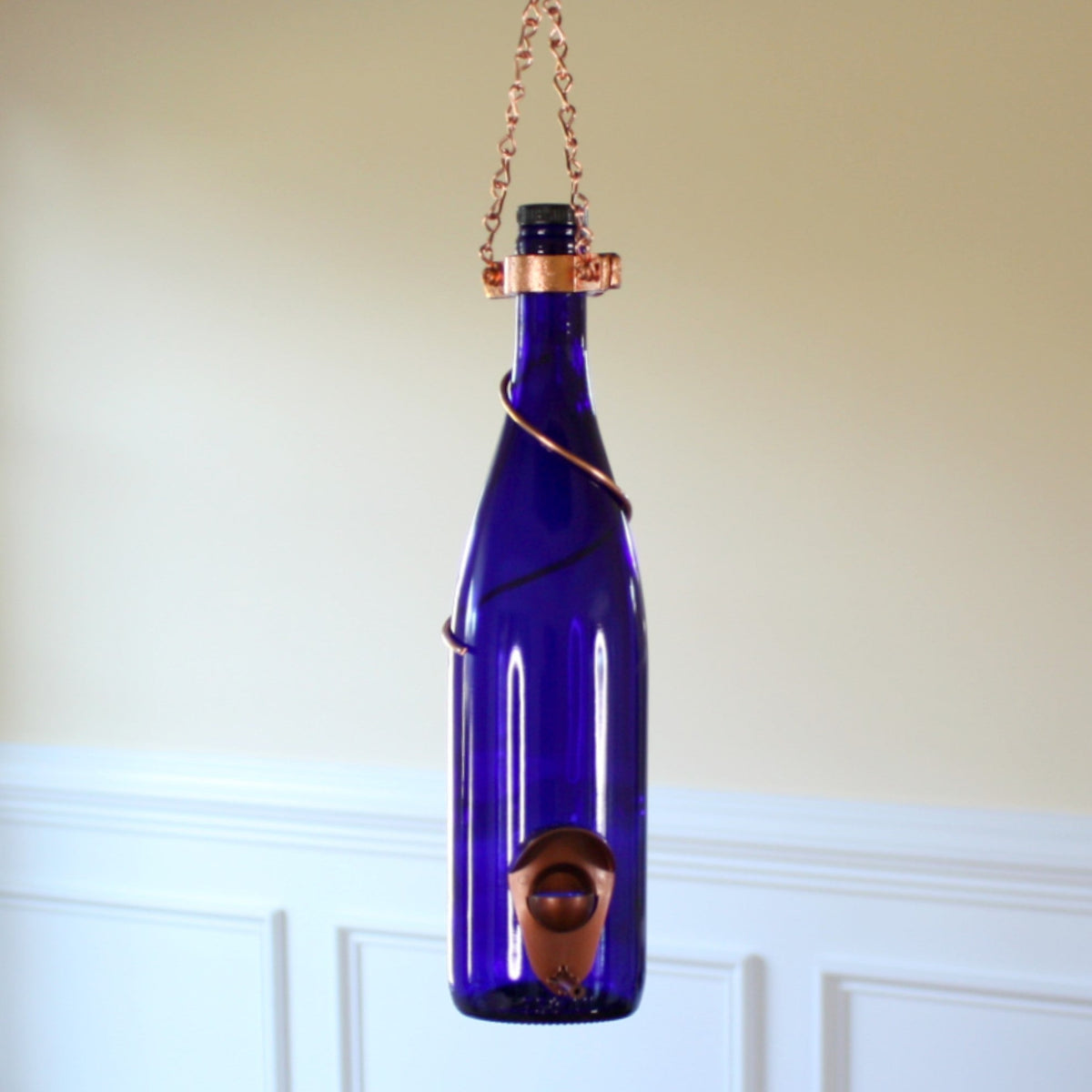 Wine Bottle Bird Feeder - Made in the USA