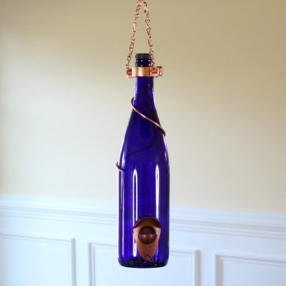 Wine Bottle Bird Feeder - Made in the USA
