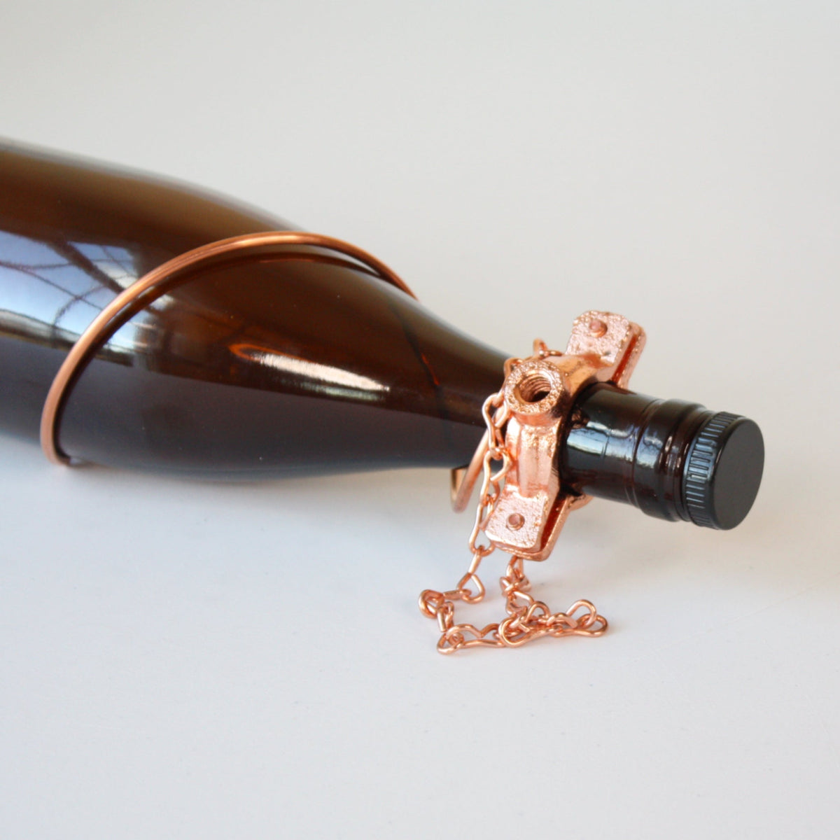 Wine Bottle Bird Feeder - Made in the USA