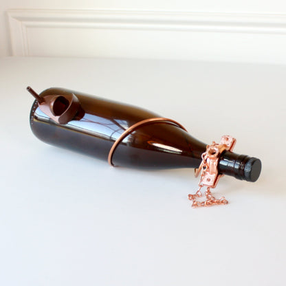Wine Bottle Bird Feeder - Made in the USA