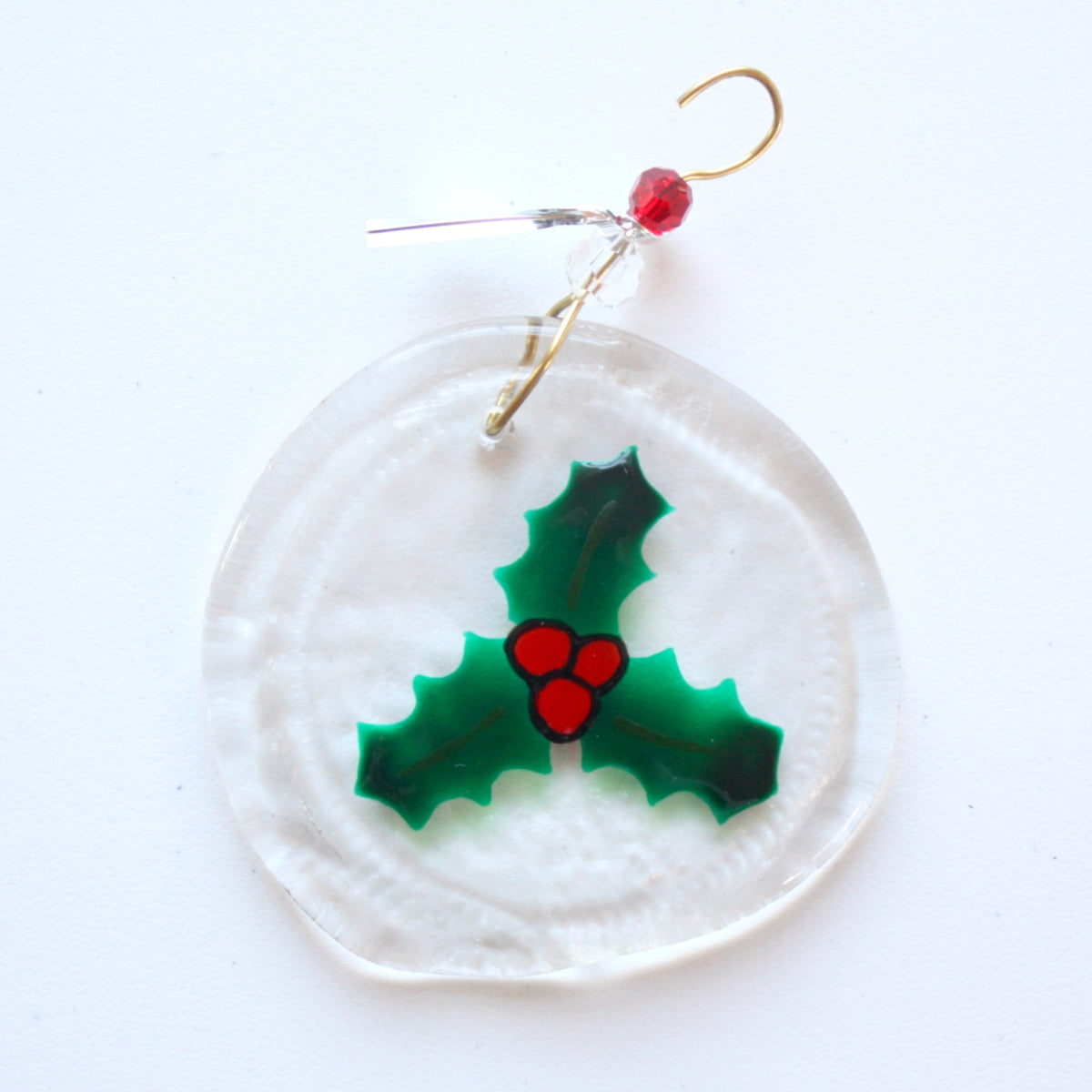 Wine Bottle Glass Ornaments - Made in the USA