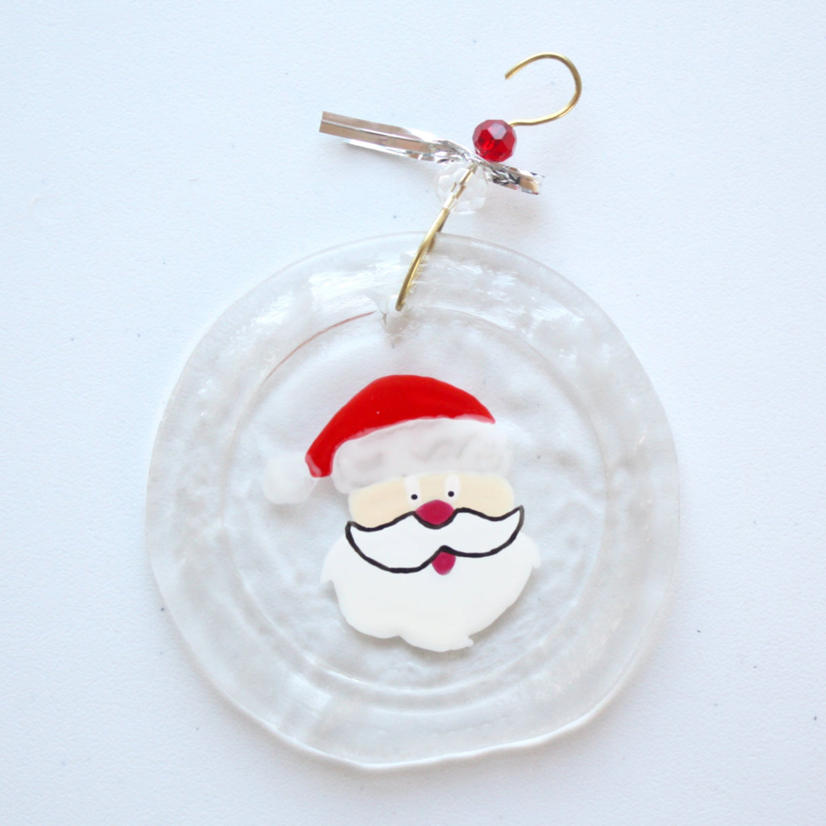 Wine Bottle Glass Ornaments - Made in the USA