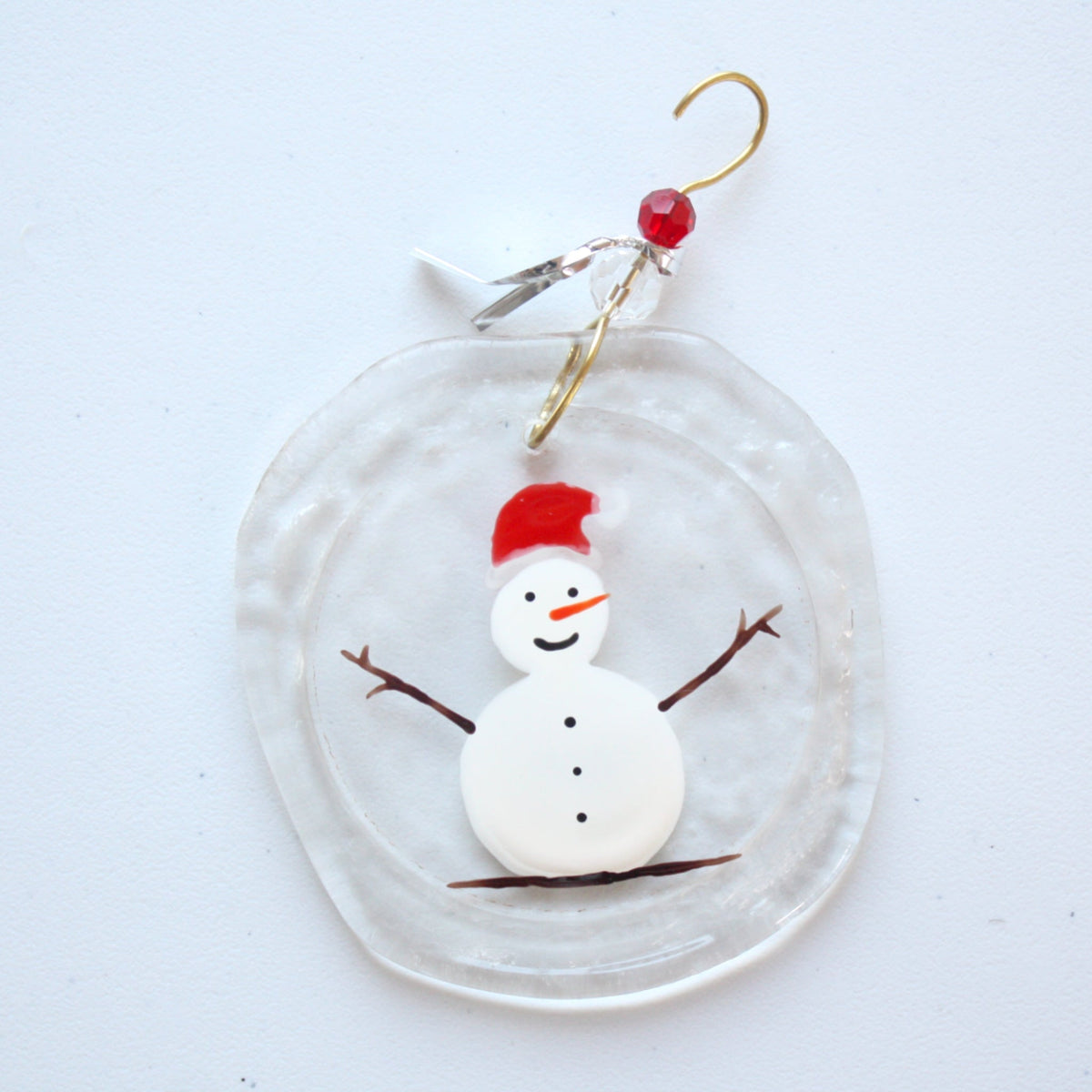 Wine Bottle Glass Ornaments - Made in the USA
