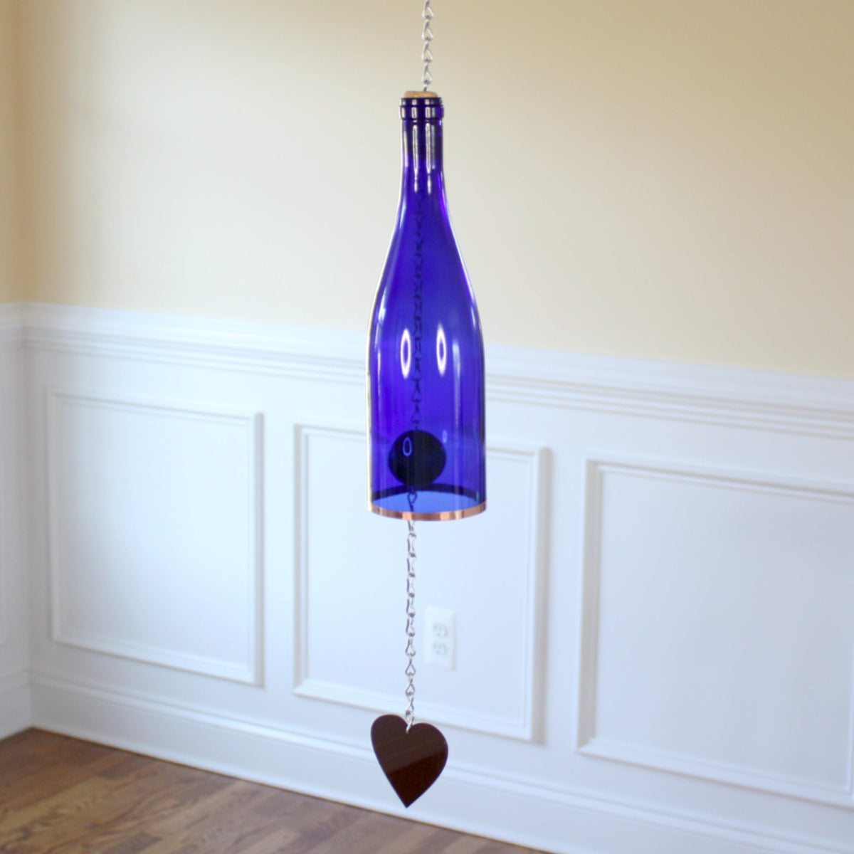 Wine Bottle Wind Chimes - Made in the USA