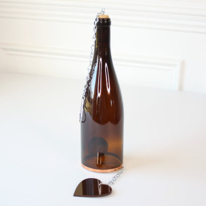 Wine Bottle Wind Chimes - Made in the USA