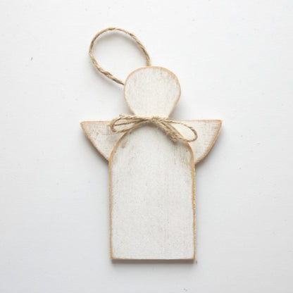 Handmade Wood Angel Ornaments - Made in the USA