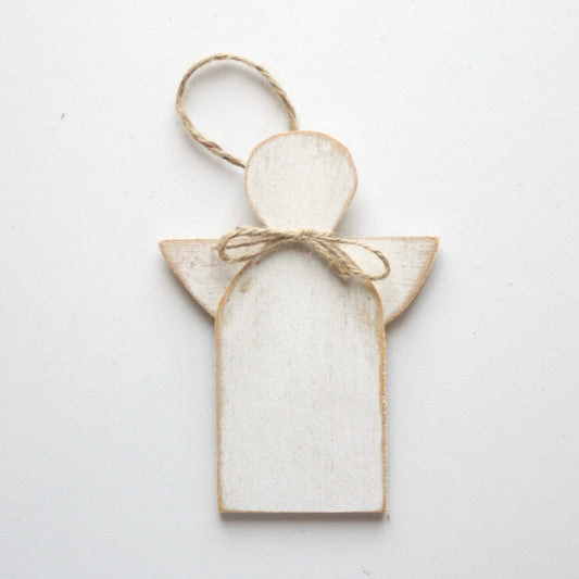 Handmade Wood Angel Ornaments - Made in the USA