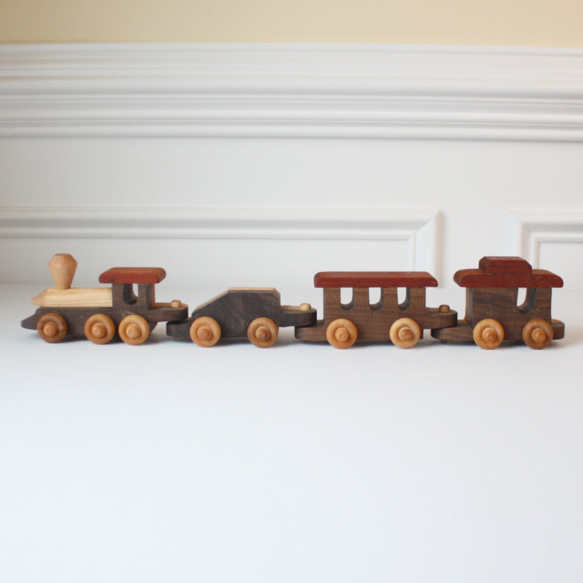 Wooden Toy Train Set - Made in the USA