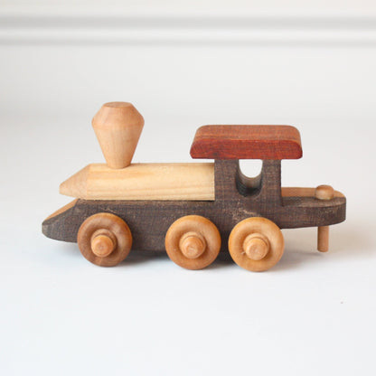 Wooden Toy Train Set - Made in the USA