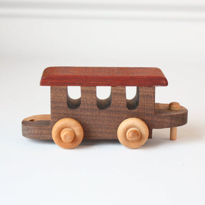 Wooden Toy Train Set - Made in the USA