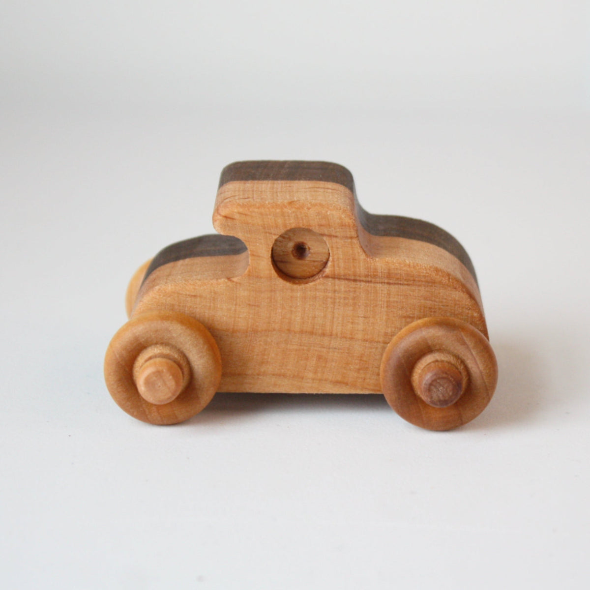 Wooden Transporter Truck with 3 Cars - Made in the USA