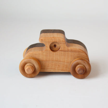 Wooden Transporter Truck with 3 Cars - Made in the USA