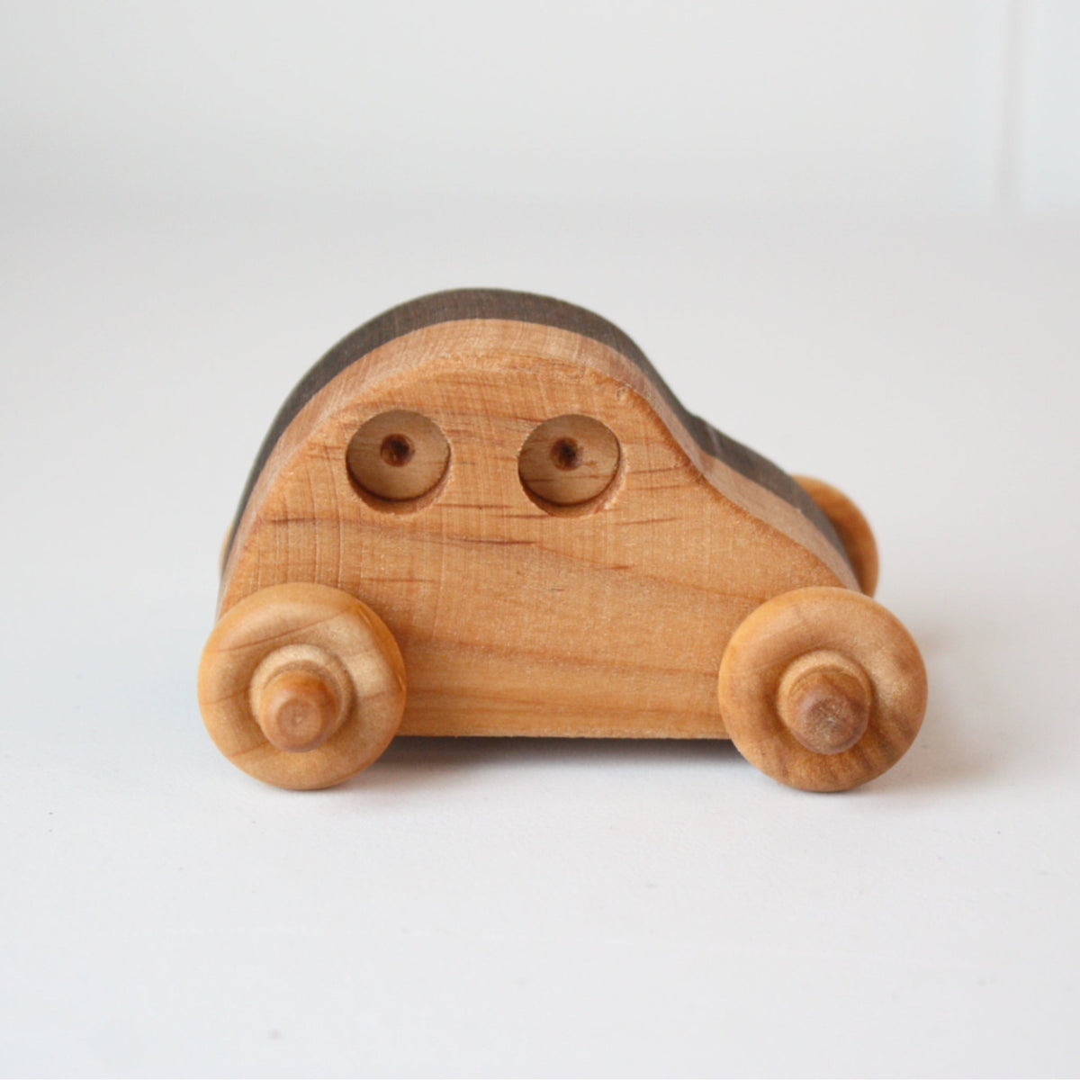 Wooden Transporter Truck with 3 Cars - Made in the USA