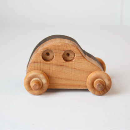Wooden Transporter Truck with 3 Cars - Made in the USA