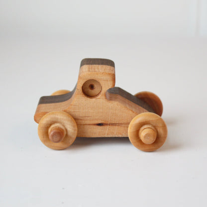 Wooden Transporter Truck with 3 Cars - Made in the USA