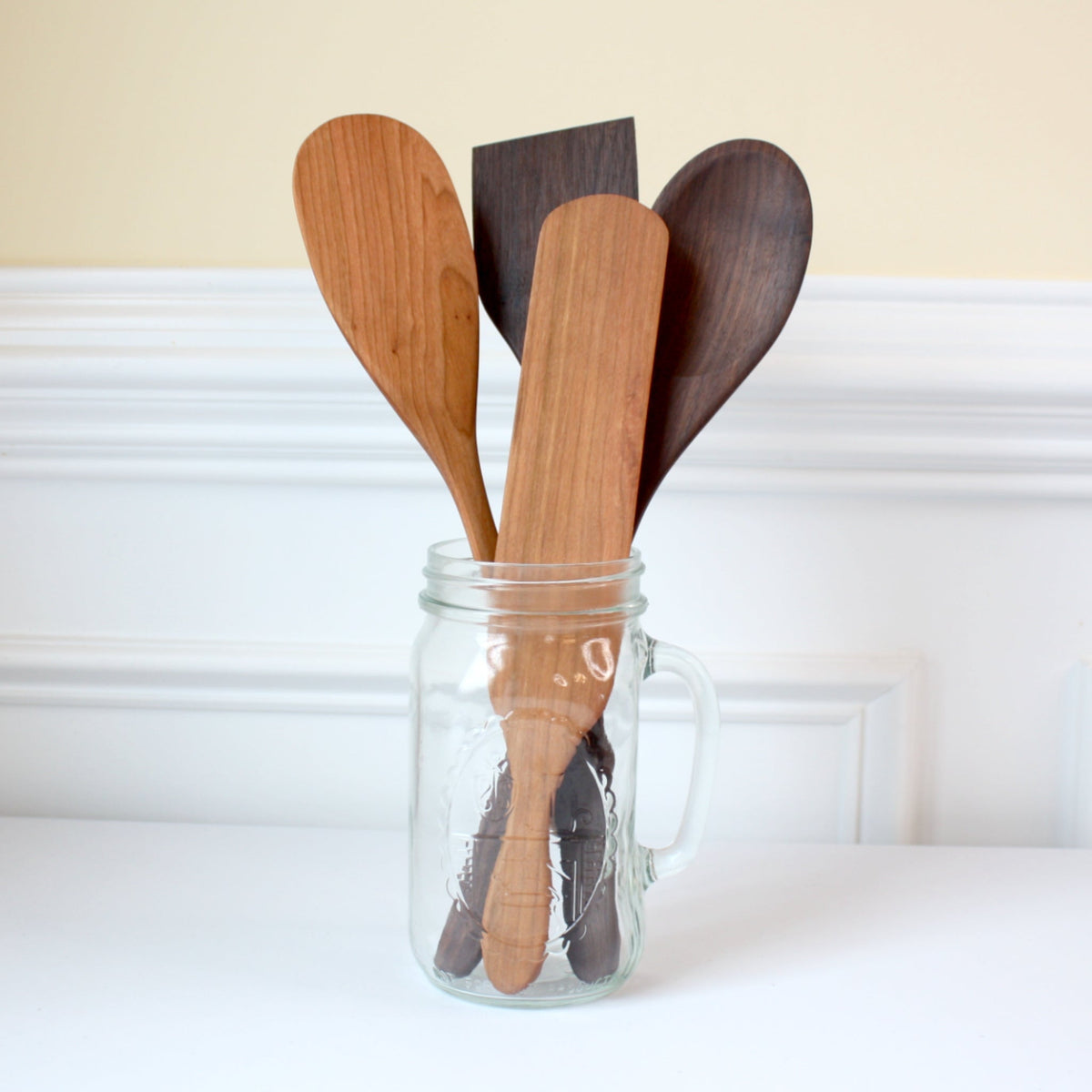 Wood Round Spatula - Made in the USA