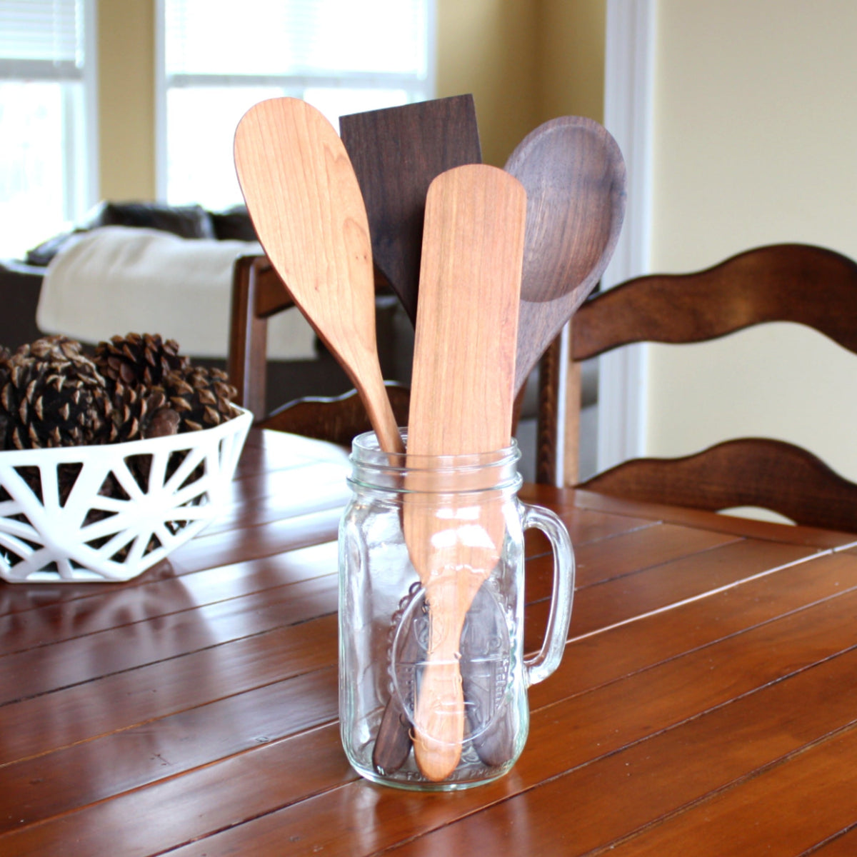Wood Cooking and Serving Spoon - Made in the USA