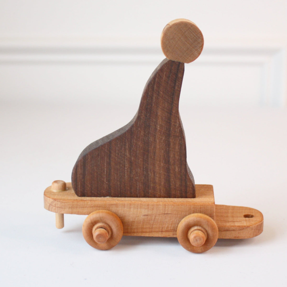 Wooden Toy Zoo Train Set - Made in the USA