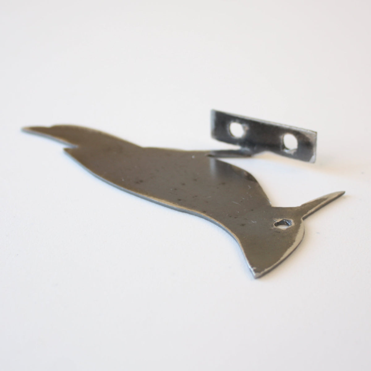 Woodpecker Metal Bird Statue - Made in the USA