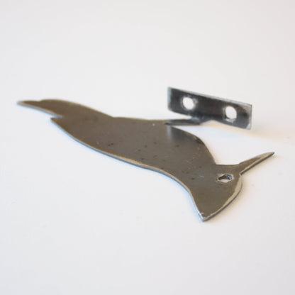 Woodpecker Metal Bird Statue - Made in the USA