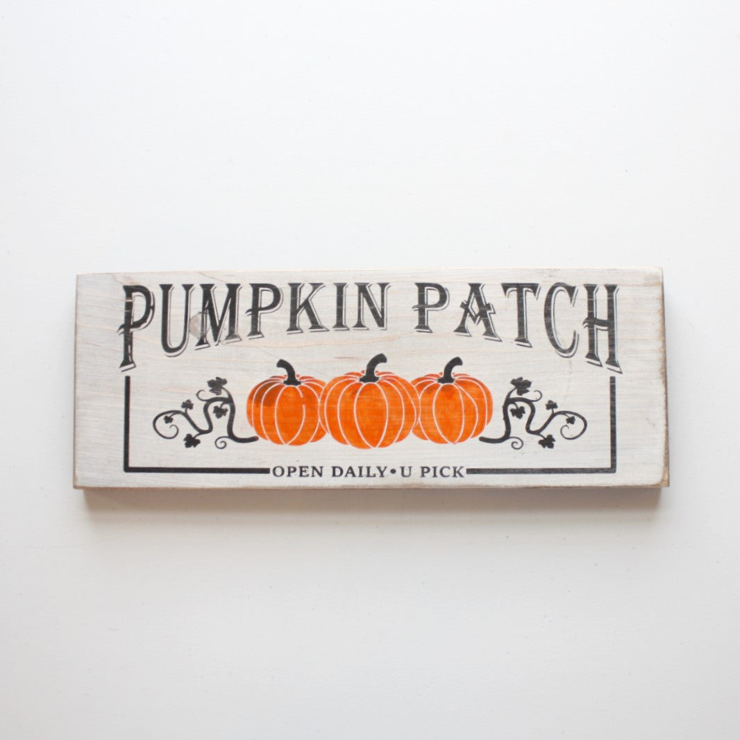 Pumpkin Patch - Wood Sign - Made in the USA