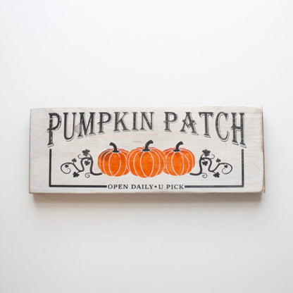 Pumpkin Patch - Wood Sign - Made in the USA