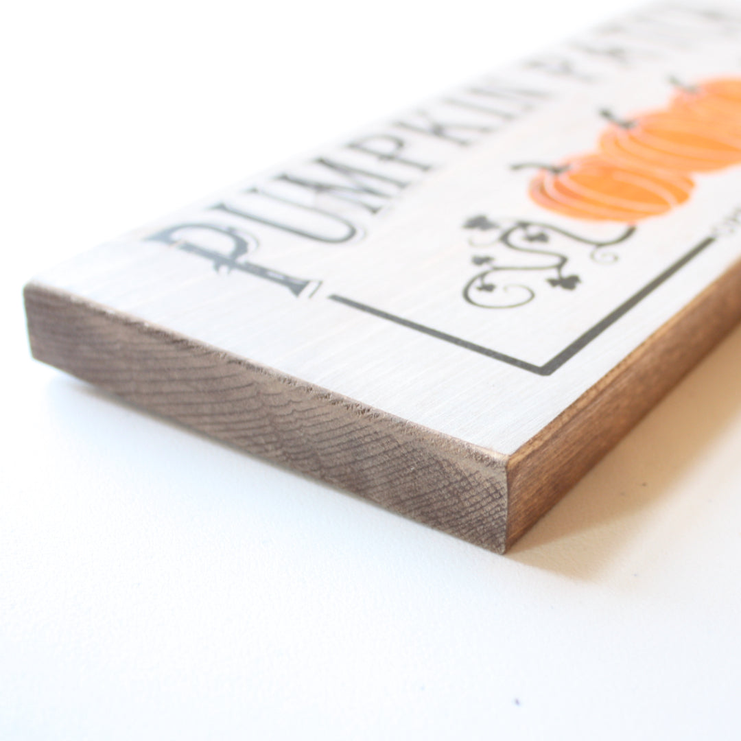 Pumpkin Patch - Wood Sign - Made in the USA