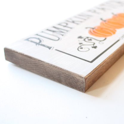 Pumpkin Patch - Wood Sign - Made in the USA