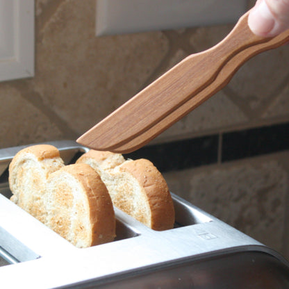 Handmade Wooden Toast Tongs - Made in the USA