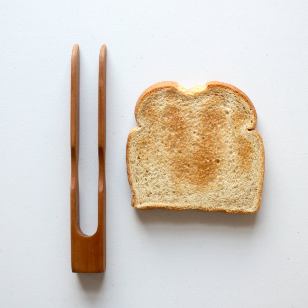 Handmade Wooden Toast Tongs - Made in the USA