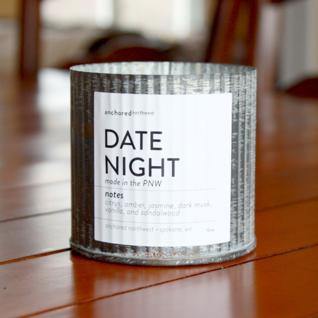 Wood Wick Soy Candle - Date Night - Made in the USA