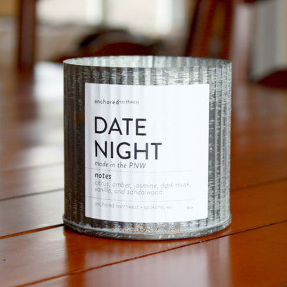 Wood Wick Soy Candle - Date Night - Made in the USA