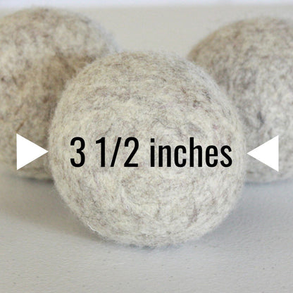 Large Wool Dryer Balls - Made in the USA