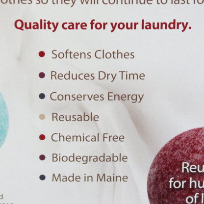 Large Wool Dryer Balls - Made in the USA
