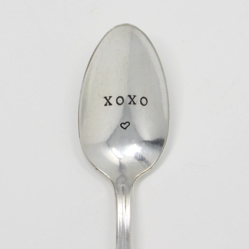Vintage Spoons - "XOXO" Spoons - Made in the USA